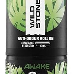 Wild Stone Awake Anti-Odour Roll On For Men, 50ml | Up to 72-Hour Odour Control | Enriched with Matcha tea and chamomile tea |Skin Friendly & Itch Free Deodorant Roll On | Long-Lasting Freshness-16
