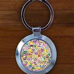 Emoji Round Kecyhain | Customization also available-38