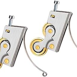 THE STYLE SUTRA 2 Pieces Sliding Screen Door Tandem Roller Sturdy Easily Install Replacement Double Convex Wheel-14
