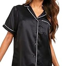 Bridal Satin Co-ord Set for Women – Rose Gold | Short Shirt & Shorts Nightwear | Bride Squad Loungewear for Wedding Prep, Hen Party & Bridesmaid Gifting-picture-25