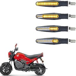 Vagary Amber Turn Signal Side Indicator Light Universal Front Rear Running Indicator Set 4 for Honda Navi-image-42