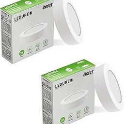 LEDURE Orbit 3W Surface Light| 3W LED Striker Light| Cabinet LED Light Warm White (Pack of 2)-22