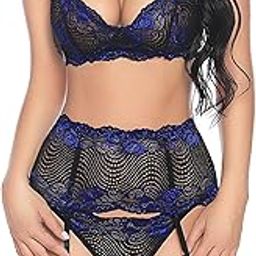 Two Piece lace Lingerie Set-image-44