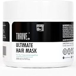 ThriveCo Ultimate Hair Mask With Hyaplex™| For Dry, Lifeless, Frizzy, and Damaged Hair | Smooths Frizz, Repairs Damage, Hydrates & Strengthens Hair | 200 ml-image-65