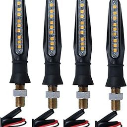 KOZDIKO Front & Rear Side Sleek Yellow Indicator Light Set of 4 Pcs For Lohia Oma Star Li-27