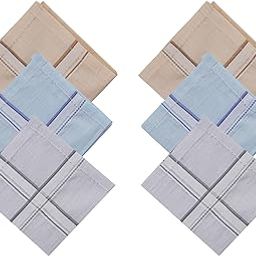 Classic Elegance 100% Cotton Handkerchief Premium Everyday Essentials Hanky (Pack of 6) 4-image-2