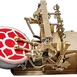 Akshar Tabla Mart Automatic mini electric aarti machine For Home and Temples Nut & Bolts Dholak (Gold)-image-57