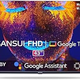 SANSUI 109cm (43 Inches) Full HD Smart Google LED TV Zen Panel Dolby Audio JSW43GSFHD (Black)-image-20