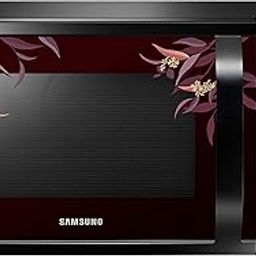 Samsung 28 L Convection Microwave Oven (MC28H5025VR, Black with Pattern(Delight Red), slimfry)-image-0