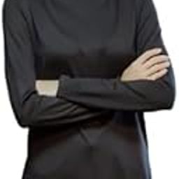 LAFFAIR Ultra Soft Feather Touch Turtleneck Top | Soothing Warm Full Sleeve Shirt for Women | Regular Fit | Stylish Casual Wear | Black | Premium Comfort-image-43