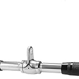 BlackMountain LAT Pull Down Cable Attachment, Tricep Press Down Bar, with Diamond Knurl Handle, Bodybuilding Strength Training Attachments Tricep Handle (Grip Tricep Handle)-0