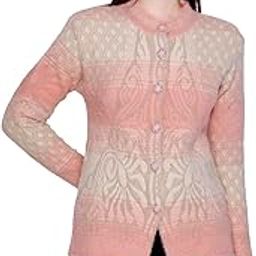 Premium Women's Buttoned Pure Woollen Knitted Cardigan/Sweaters-image-70