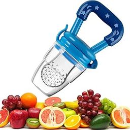 Baby Soft Pacifier Teether (Fruit-Feeder-Blue-1pcs)-picture-0