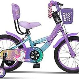 OYEKID Be-You 16T Premium Kids Cycle with Stylish Grip Pearls - Sky Purple-image-11