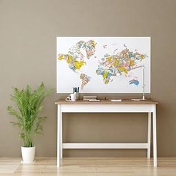 FIRNISCO Elegant Study Table with Painted & Laminate Finish | 105x52.5x80 cm | Self-Assembled Pre-Laminated Board Desk | for Home, Office & Student Workspace-image-1