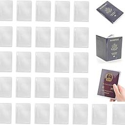 CALANDIS™ 30Pack Waterproof Passport Cover Clear Plastic ID Card Protector Case Clear | Womens Accessories-image-19