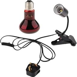 bnf® E27 Reptile Amphibian Nightlight Infrared Light Heating Lamp UK Plug 75W|Pet Supplies | Reptile Supplies|As per description-image-4