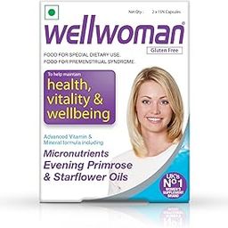 Wellwoman Multivitamin Capsules For Women With Evening Primrose Oil,Magnesium,Vitamin C,B6,Folic Acid To Provide All Round Nutrition,Immunity,Helps Reduce Pms,Pcos Symptoms,30 Veg Capsules,200 grams-27