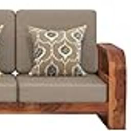 Teak Wood 4 Seater Sofa Set for Living Room | Sofa Set for Living Room Furniture - Honey Finish-picture-31