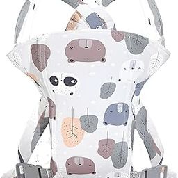 Pax Parrot Baby Carrier, Hip Seat for 0-3 Years, 6 Positions, Adjustable Straps, Ergonomic Design | 4 Characters Stickers for Baby (Light Grey)-image-33
