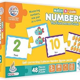 RATNA'S Educational Jigsaw Puzzle Range for Kids (Match The Number)-image-43