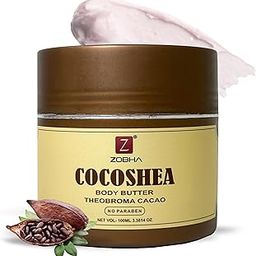 Zobha Choco Body Butter | Deep Moisturizing with Cocoa Butter, Almond Oil, Beeswax & Choco Powder | Nourishes Dry Skin | Paraben Free | 100g-image-41