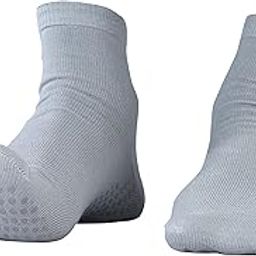 Antislip Ankle Length Cotton Socks for Men, Ideal for Walking, Jogging, Yoga, Office and Home, Suitable for Daily Use, Pack of 5-image-68