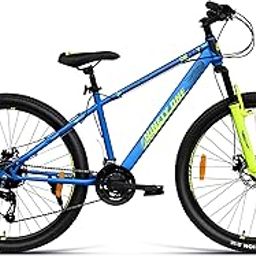NINETY ONE Defeatr Pro 29 T Inches ,17 Inches Steel Frame 21 Speed Mountain Bike For Men( Yellow & Blue , Ideal For: 12+ Years , Brake: Disc )-image-102