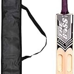 XTROKE The BOSS Scoop Edition Popular Willow Premium Cricket Bat with Bat Cover for Man's & Adult, Advance Play All Tennis Ball, Gully Cricket, Tournament Match (Size 04)-image-38