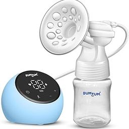 Bumtum Nurture Premium Electric Breast Pump For Feeding Mothers with 1 Phase Pumping Technology and 9 Levels of Suction Mode, BPA Free, Soft Silicone Cushion with150 ml Feeding Bottle & USB Chargeable Along with 2 pcs Free Breast Pads.-image-70