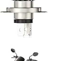XZRTZ H4 LED Motorcycle LED Motorcycle Headlight Bulbs CSP Lens White Yellow Hi Lo Lamp Scooter Accessories Fog Lights 12V UniV-ersal For Vehicle Compatible With H-onda CB Shine BZ9938-31