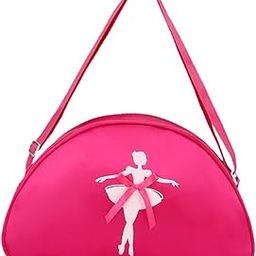 CALANDIS™ Ballet Dance Bag Gym Bag Adjustable Strap Handbag for Latin Dance Gymnastics Rose Red-image-54