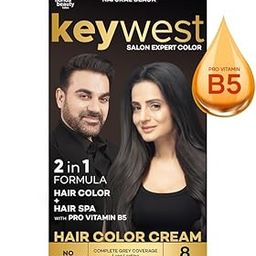 Keywest Crème Hair Colour Natural Black - 65ml (Ammonia Free) | Hair Color Cream | 2in1 Formula Hair Color + Hair Spa with Pro Vitamin B5-image-51