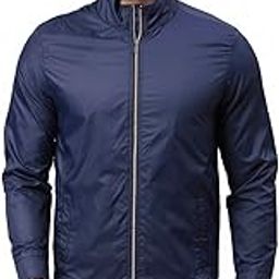 Polyester Men Standard Length Jacket-image-69