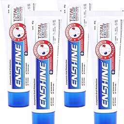 Enshine Total Expert Protection Toothpaste | Fluoride-Based Toothpaste for Cavities, Tartar & Gum Health | For Fresh Breath & Stronger Enamel Pack of 4-28