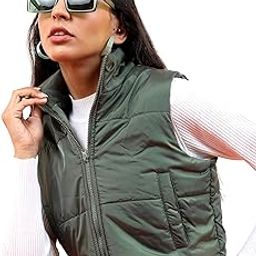Polyester Women's Regular Fit Sleeveless Jacket-picture-35