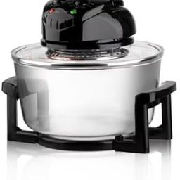 Ketumal Large Capacity Glass Air Fryer,1400W Halogen Infrared Convection Oven 13L Glass Basket, Oil-Free Multicooker with Time & Temperature Controls, Roast,Fry, Toast or Crisp-picture-29