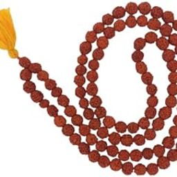 5 Face Rudraksha Mala And Bracelet Combo For Men & Women, Beads Size 8 Mm,108+1 Beeds Mala & Adjustable Wrist Band For Yoga Meditation-6