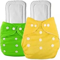 KINDAR CARE Baby Cloth Diapers Reusable With 5 Layer Inserts, (2 Cloth Diaper + 2 Insert), CD56-image-63