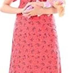 Feeding Nighty with Buttons on Neck for Comfortable Wearing and Zips on Front Side for Feeding Purpose in Mix Cotton Fabric in Latest Prints (Free Size) Pack of 1, 71-picture-0