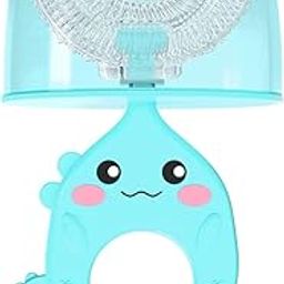 Chici MOON U Shaped Toothbrush for Kids and Toddlers,Soft Food Grade Silicone Brush Head with Cap for hygiene,Manually Operated 360 Oral Teeth Cleaning Design (Aquamarine)-7