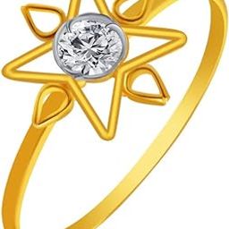 14KT Yellow Gold Ring for Women (Size 9) | Diwali, Rakhi Rakshabandhan Gift for Sister/Bhabhi/Women | With BIS-Hallmarked - 0.45 Gram-image-49