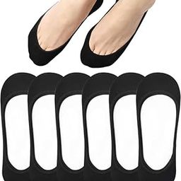 No Show Socks Women for Flats Ultra Low Cut Liner Non Slip Invisible Socks_Free Size(Multicolour)-image-72