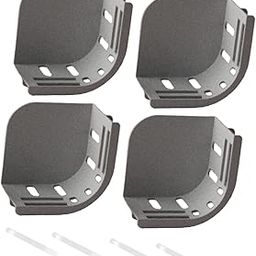 CALANDIS 4Pcs Bed Sheet Clips Simple Keep Firm and Tight Mattress Bed Sheet Fasteners Gray | Other Bedding-11