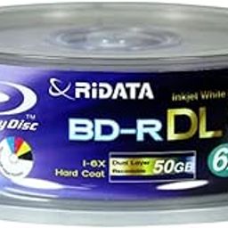 RiData 50GB BD-R DL Dual-Layer Blu-Ray Writable 6x Disc 25pk-picture-24