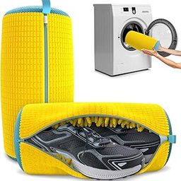 Shoe Washing Machine Bag for Laundry | Durable Mesh Sneaker Wash Bag with Zipper | Reusable Laundry Bag for Shoes, Slippers, Socks – Suitable for Front & Top Load Washing Machines-image-27