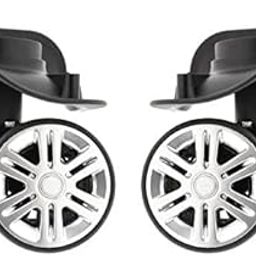 CALANDIS™ 2x1 Pair Mi Shaped Silent Swivel Suitcase Luggage Wheels Replacement Casters | Other Luggage Accessories | Luggage Accessories-33