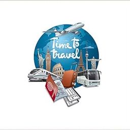 DivineDesigns™ Time to Travel Vinyl Wall Sticker for Living Room, Bedroom,Office, Kids Room Decorations Pack of 1 (20X22) Inch-image-62