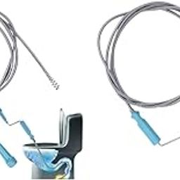 HASTHIP® 9.8ft Stainless Steel Drain Cleaner Tool, Spiral Spring Pipe Design, Sink & Tub Drain Dredge Tool, Sewer Cleaning Tool for Bathroom, Kitchen & Toilet 2 PCS-picture-11