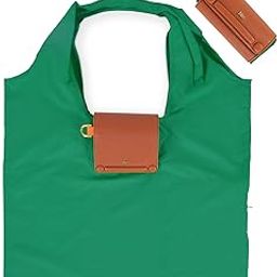 Lepayt Foldable Tote Bag (Buy 2 Get 1 Free) | Women Lightweight, Compact & Durable Handbag | Eco-Friendly Convertible Travel Tote with Detachable Golden Metal Keychain Loop & Vegan Leather Cover.-image-23